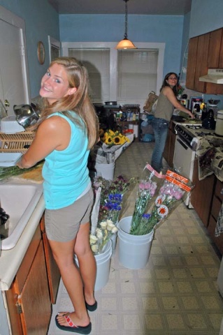 To Suzanne for interior decorating and selfless birthday sharing